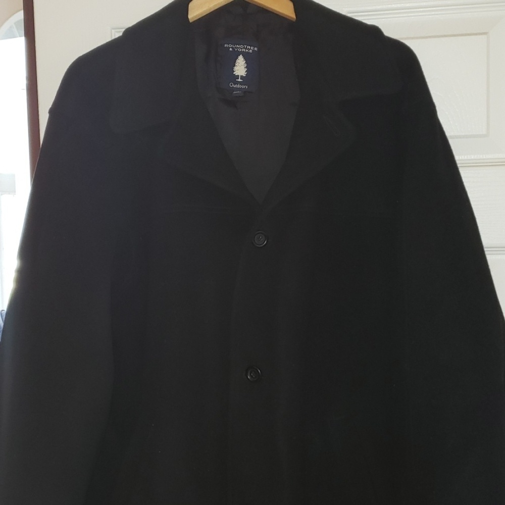Men's wool car coat